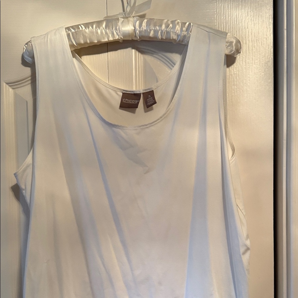 Chico's Classic White Tank Top